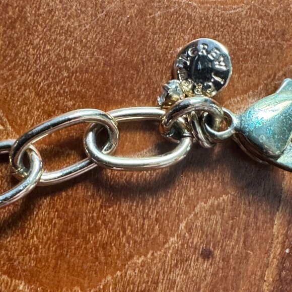 J. Crew Statement Cluster Medallion Gold Tone Necklace 22" - Picture 5 of 10